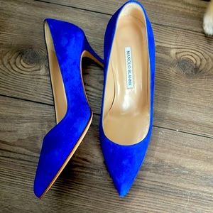 Beautiful bright blue Manolo’s